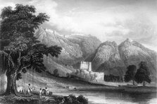 'Fortress of Bowrie, in Rajpootana', 1845. Creator: William Purser.