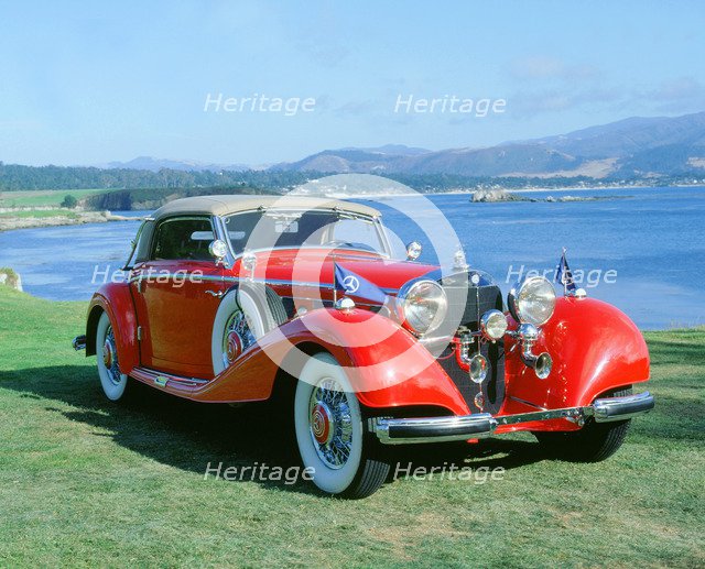 1938 Mercedes Benz 540K Sindelfinger Cabriolet. Artist: Unknown.