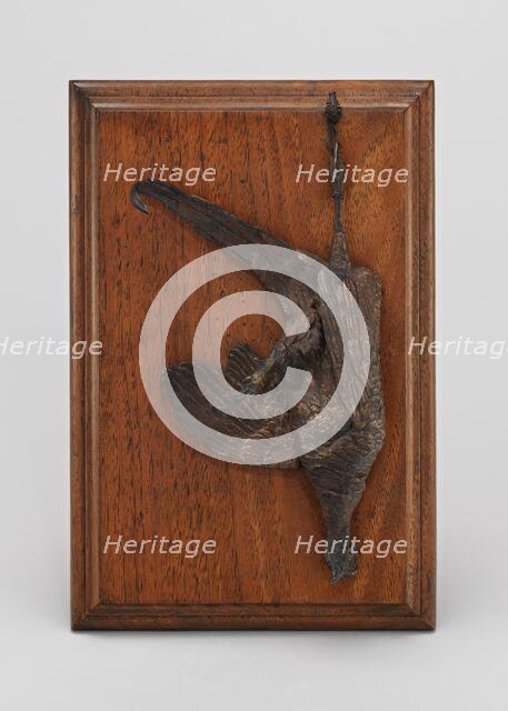 Dead Pheasant Mounted on a Board, model 1846, cast by 1929. Creator: Pierre-Jules Mene.