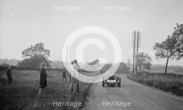 Road testing Raymond Mays' Vauxhall-Villiers, c1930s. Artist: Bill Brunell.