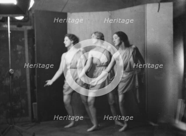 Elizabeth Duncan dancers and children, 1931 Creator: Arnold Genthe.