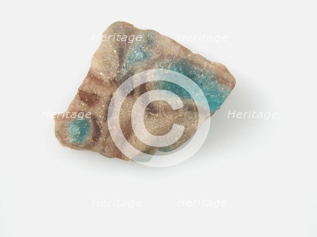 Glass Fragment from a Vessel, Coptic, 4th-early 5th century. Creator: Unknown.