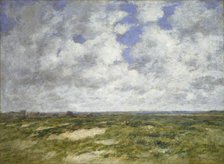 Berck, cloudy Landscape, 1882. Artist: Eugene Louis Boudin.