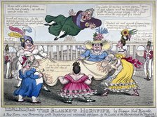 'The Blanket Hornpipe...', 1820.                                          Artist: WE