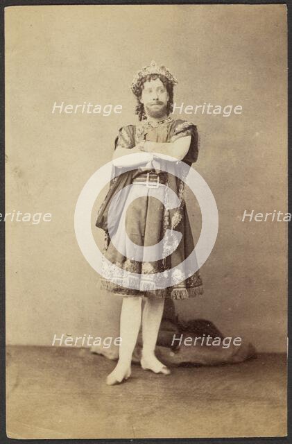 Harriet Pelham as Jupiter in 'Ixion', 1863. Creator: Southwell Brothers.