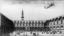 The Royal Exchange, London, mid-17th century. Artist: Wenceslaus Hollar