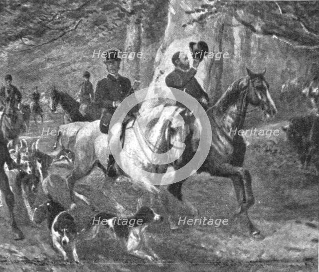 'The Prince of Wales as a Hunting-man', late 19th century, (1901).  Creator: Unknown.