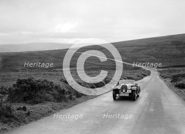 Morgan of LH Coney, winner of a silver award at the MCC Torquay Rally, July 1937. Artist: Bill Brunell.