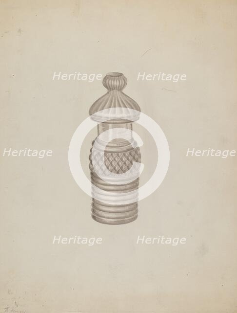 Mustard Pot, 1935/1942. Creator: Michael Fenga.