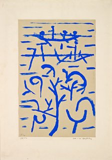 Boats in the flood (Boote in der Überflutung), 1937.