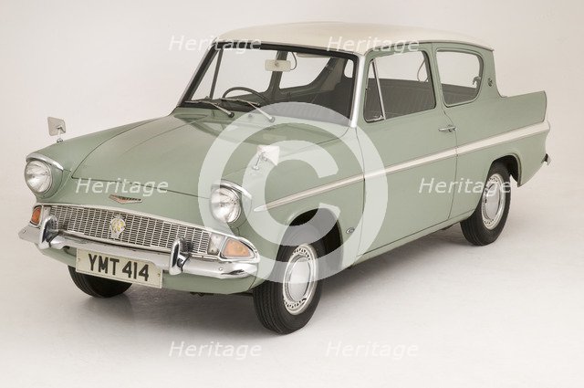 1966 Ford Anglia Super 105E Artist: Unknown.