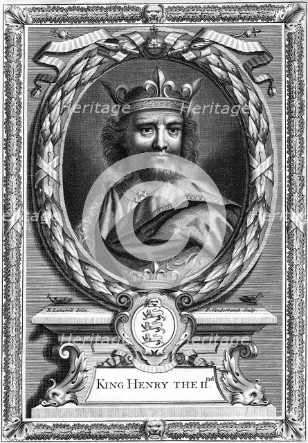 Henry II, King of England.Artist: P Vanderbanck