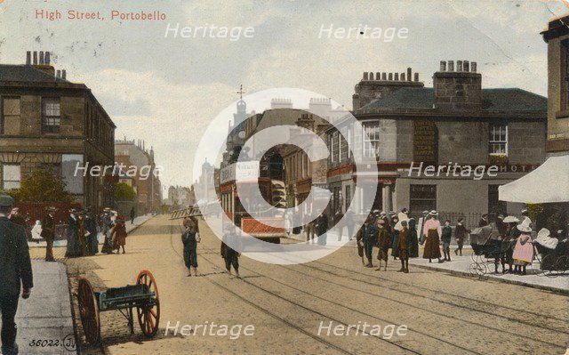 'High Street, Portobello', 1913. Artist: Unknown.