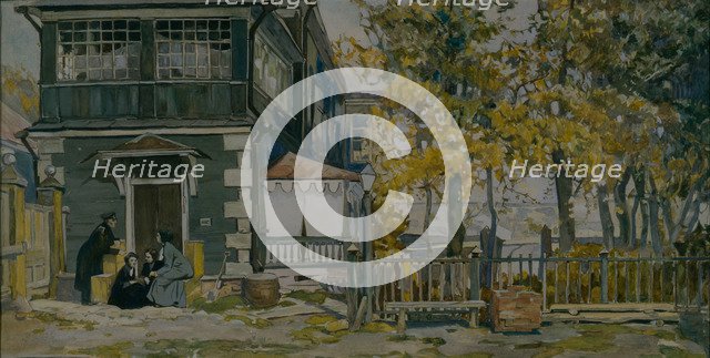 Stage design for the play Three Sisters by A. Chekhov, 1901. Artist: Simov, Viktor Andreyevich (1858-1935)