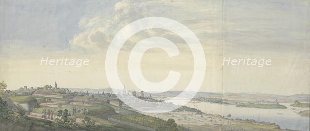 View of Mainz after the siege of 1793, 1793. Creator: Georg Melchior Kraus.