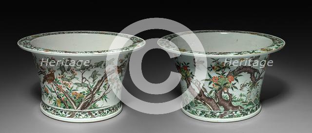 Pair of Jardinieres, 1662-1722. Creator: Unknown.