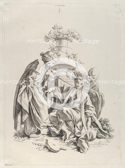 Touch, from The Five Senses, 1720-70. Creator: Francois Boucher.