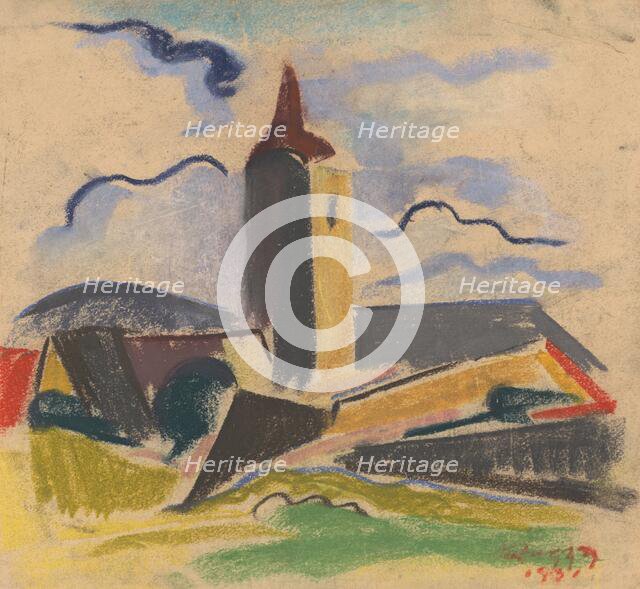 Village church, 1931. Creator: Zolo Palugyay.