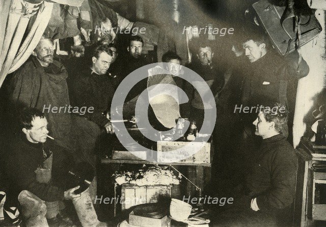 'Music in the Hut', c1908, (1909).  Artist: Unknown.