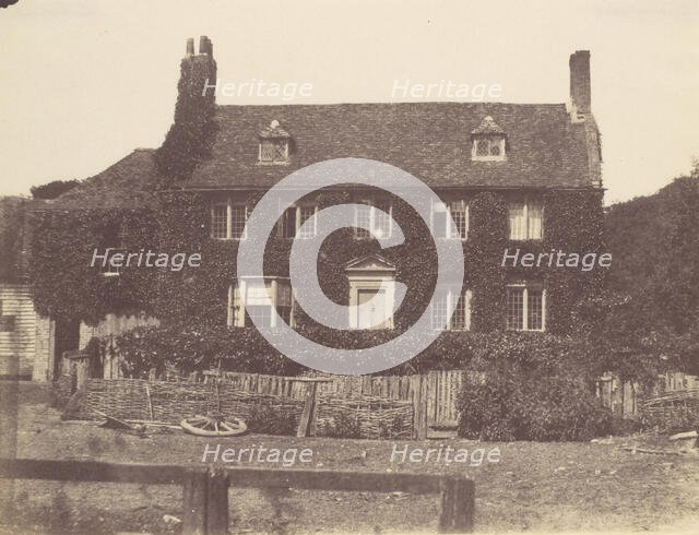 Ivy Covered House, 1850s. Creator: Unknown.