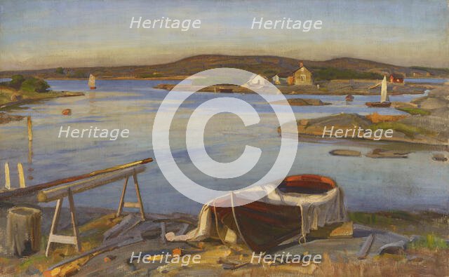 Shore Landscape, 1908. Creator: Victor Westerholm.