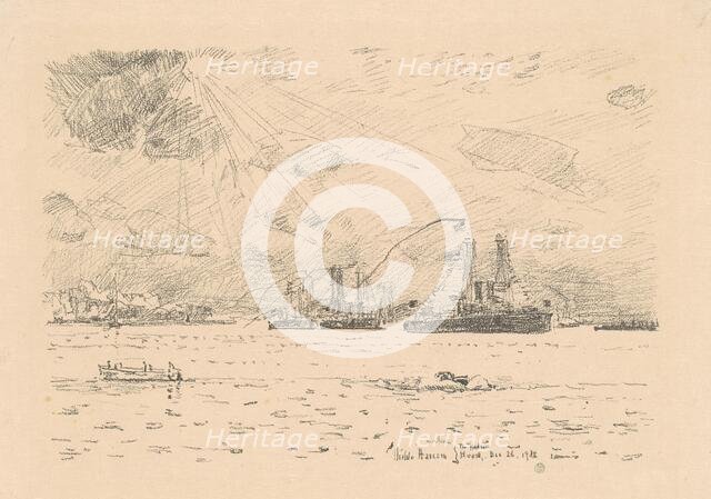 Return of the Fleet, 1918. Creator: Frederick Childe Hassam.