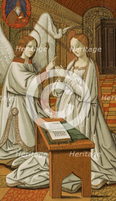 The Annunciation, c1503 (1877). Creator: Franz Kellerhoven.