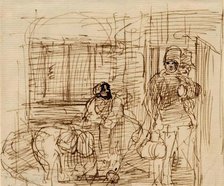 The Smuggler's Intrusion, 1825-1841. Creator: David Wilkie.