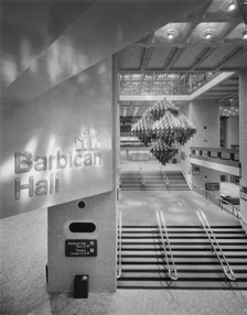 Barbican Centre, Silk street, City of London, Greater London Authority, 03/1982. Creator: John Laing plc.