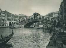 Rialto Bridge, Venice, Italy, 1927. Artist: Eugen Poppel.