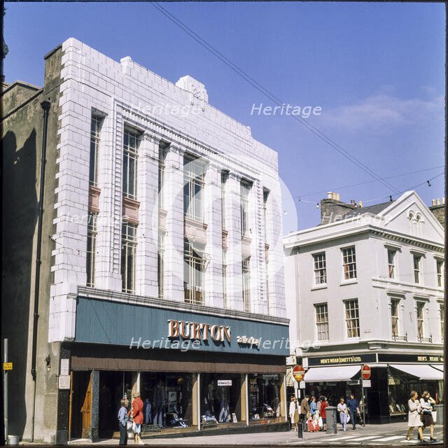 Burton, Victoria Street, Douglas, Isle of Man, 1975-1980. Creator: Nicholas Anthony John Philpot.