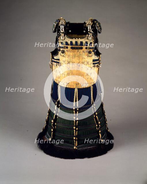 Torso Defense in the Nishiki Zutsumi Nimaido Style, Japanese, 18th century. Creator: Unknown.