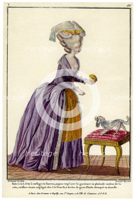French fashion during the reign of Louis XVI, 1938. Artist: Unknown