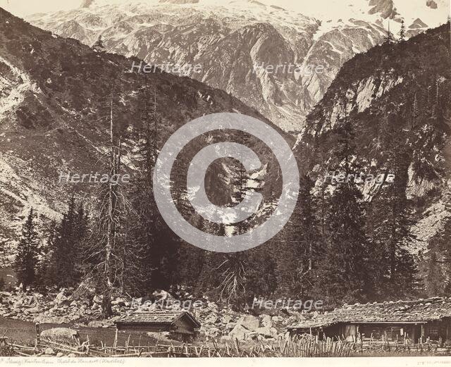 Chalet de Handeck, Hasli Valley, Canton Bern, Switzerland, c. 1860. Creators: Auguste-Rosalie Bisson, Louis-Auguste Bisson.