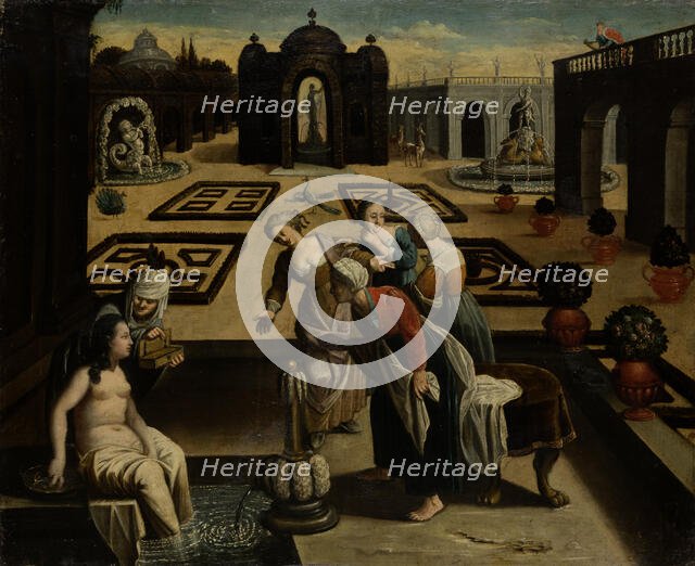 David and Bathsheba, 1601-1700. Creator: French Master 17th century?.