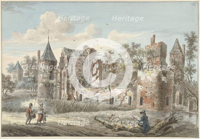 Ruins of the Huis ter Haar near Maarssen, 1797.  Creator: Jan Philip Reuthel.