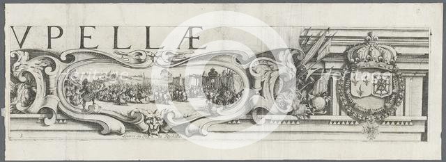 The Siege of La Rochelle: Plate 3, 1628-1630. Creator: Jacques Callot (French, 1592-1635); Abraham Bosse (French, 1602-1676), and.