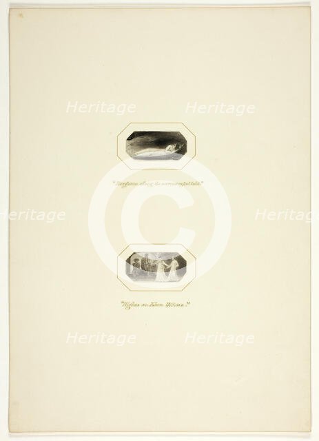 Study for a plate from The Triumphs of Temper, in the 1796 Royal Engagements Pocket Book, c. 1795. Creator: Thomas Stothard.