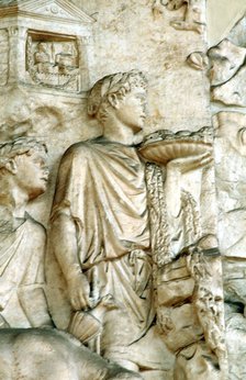 Ara Pacis, Rome, 9 BC. Artist: Unknown