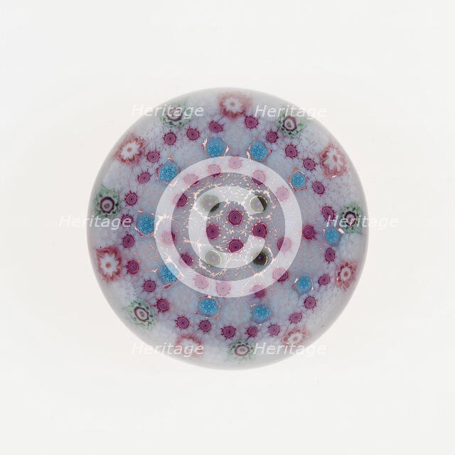 Paperweight, , c. 1845-60. Creator: Clichy Glassworks.
