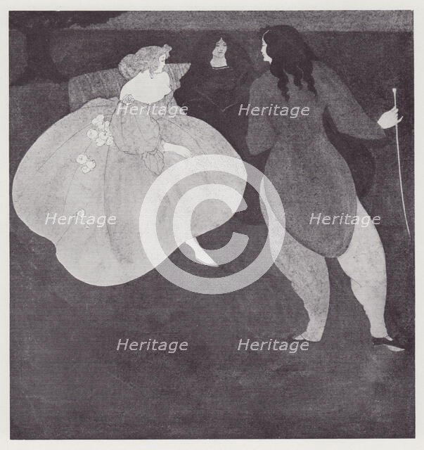 A Nocturne of Chopin, 1895. Creator: Aubrey Beardsley.