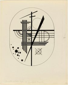 Illustration for "Point and Line to Plane", 1925. Creator: Kandinsky, Wassily Vasilyevich (1866-1944).