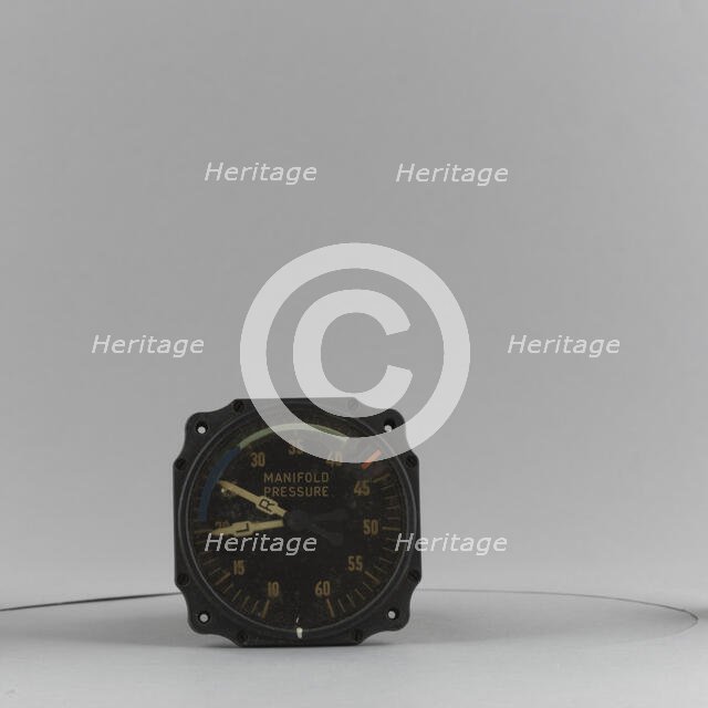 Indicator, Autosyn, Dual, Manifold Pressure, D-8A. Creators: Bendix Aviation, Pioneer Instrument Company.