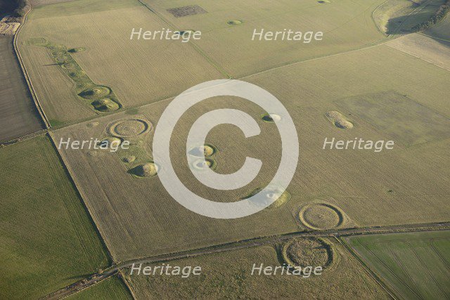 Normanton Down barrow cemetery, near Stonehenge, Wiltshire, c2012. Artist: Damian Grady.