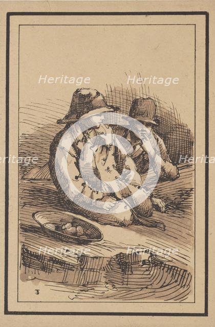 Rustic Figures: Two Boys, 1801. Creator: Thomas Barker (British, 1769-1847).