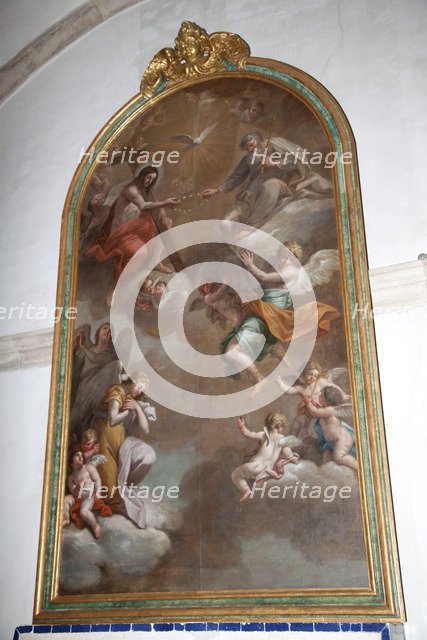 A painting in the Convent of the Knights of Christ, Tomar, Portugal, 2009. Artist: Samuel Magal