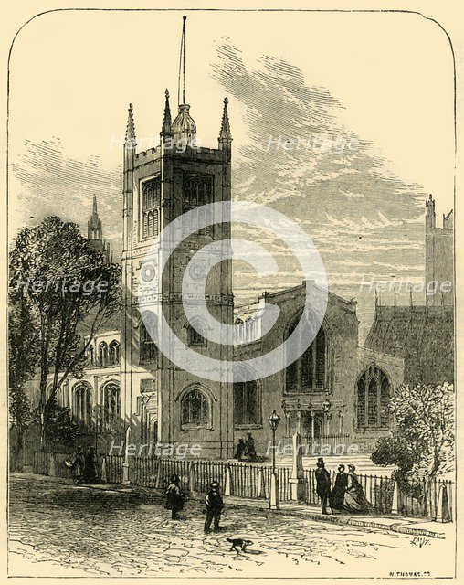'St. Margaret's Church, from the North-West', (1881). Creator: Unknown.
