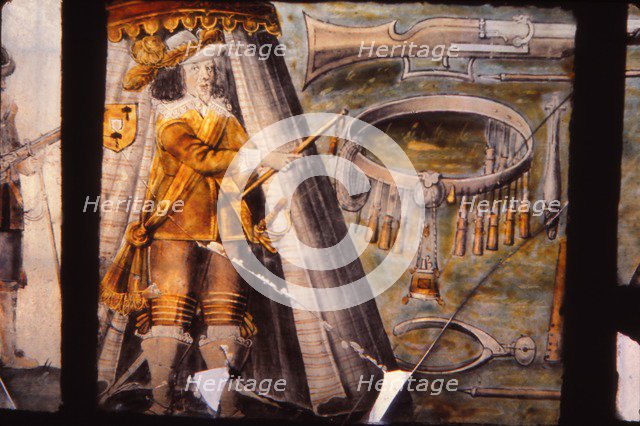 Window detail at St. Chads Church, Farndon, Cheshire, 20th century. Artist: CM Dixon.