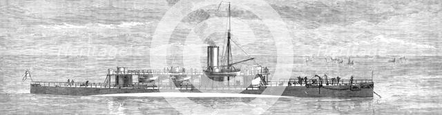 H.M.S. Polyphemus, new torpedo ram, 1881. Creator: Unknown.
