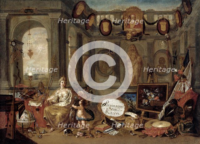 Allegory of Europe, 1689. Creator: Kessel, Ferdinand van (1648-1696).